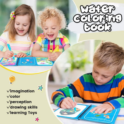Reusable Water Magic Book For Kids