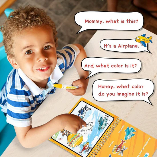 Reusable Water Magic Book For Kids