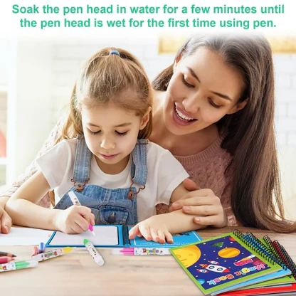 Reusable Water Magic Book For Kids