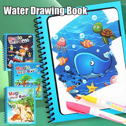 Reusable Water Magic Book For Kids